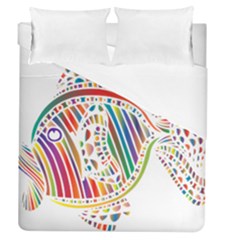 Colorful Fish Animals Rainbow Duvet Cover (queen Size)