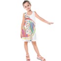 Colorful Fish Animals Rainbow Kids  Sleeveless Dress View1