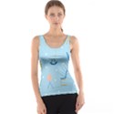 Seat Blue Polka Dot Tank Top View1