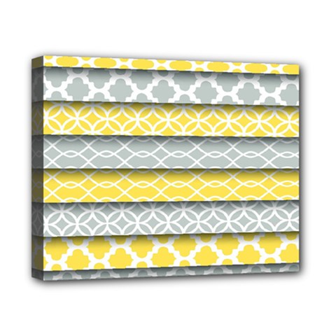 Paper Yellow Grey Digital Canvas 10  X 8 