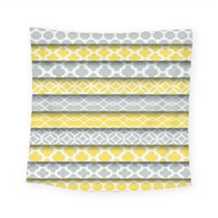 Paper Yellow Grey Digital Square Tapestry (small)