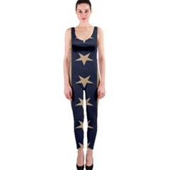 Stars Stripes Grey Blue Onepiece Catsuit