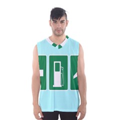 Traffic Signs Hospitals, Airplanes, Petrol Stations Men s Basketball Tank Top by Mariart