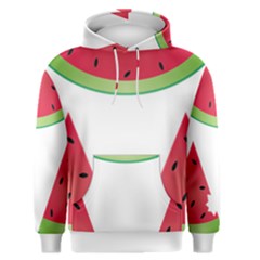 Watermelon Slice Red Green Fruite Men s Pullover Hoodie by Mariart