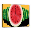 Watermelon Slice Red Orange Green Black Fruite Time Canvas 20  x 16  View1