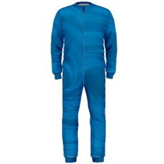 Whirlpool Hole Wave Blue Waves Sea Onepiece Jumpsuit (men)  by Mariart