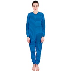 Whirlpool Hole Wave Blue Waves Sea Onepiece Jumpsuit (ladies) 