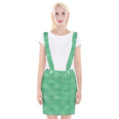 Polka Dot Scrapbook Paper Digital Green Suspender Skirt