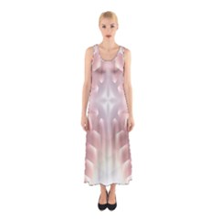 Neonite Abstract Pattern Neon Glow Background Sleeveless Maxi Dress by Nexatart