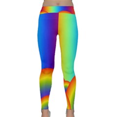 Background Rainbow Classic Yoga Leggings by Nexatart