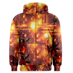 Summer Evening Men s Zipper Hoodie by Nexatart