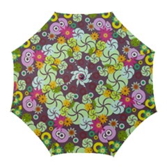 Floral Seamless Pattern Vector Golf Umbrellas by Nexatart