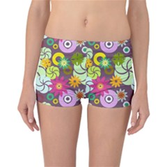 Floral Seamless Pattern Vector Reversible Bikini Bottoms by Nexatart