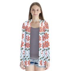 Floral Seamless Pattern Vector Cardigans by Nexatart