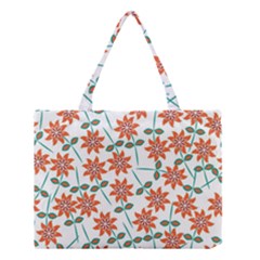 Floral Seamless Pattern Vector Medium Tote Bag by Nexatart