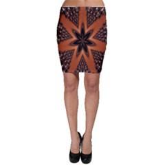 Digital Kaleidoskop Computer Graphic Bodycon Skirt by Nexatart