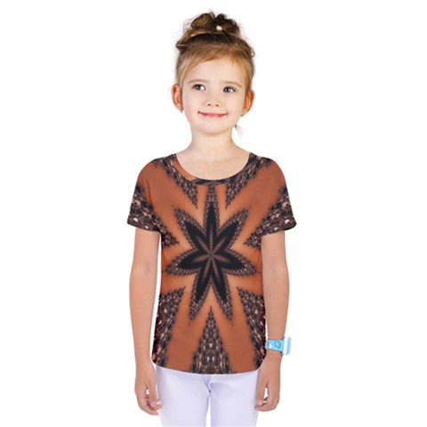 Digital Kaleidoskop Computer Graphic Kids  One Piece Tee by Nexatart