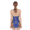 A Creative Colorful Backgroun Halter Swimsuit Dress View2