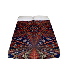 Armenian Carpet In Kaleidoscope Fitted Sheet (Full/ Double Size)