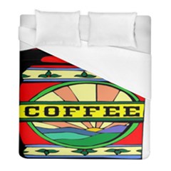 Coffee Tin A Classic Illustration Duvet Cover (full/ Double Size)