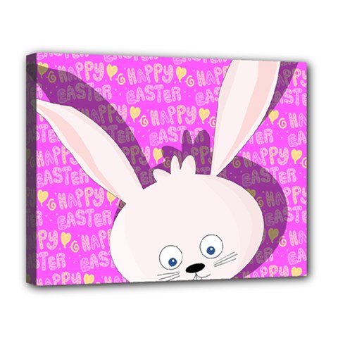 Easter Bunny  Canvas 14  X 11 