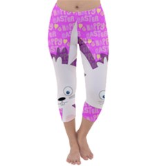 Easter Bunny  Capri Winter Leggings 