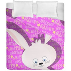 Easter Bunny  Duvet Cover Double Side (california King Size) by Valentinaart