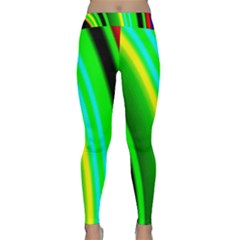 Multi Colorful Radiant Background Classic Yoga Leggings by Nexatart