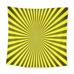 Sunburst Pattern Radial Background Square Tapestry (large) by Nexatart