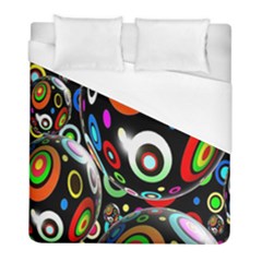 Background Balls Circles Duvet Cover (full/ Double Size) by Nexatart