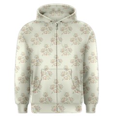 Seamless Floral Pattern Men s Zipper Hoodie by TastefulDesigns