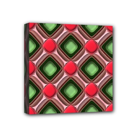 Gem Texture A Completely Seamless Tile Able Background Design Mini Canvas 4  X 4  by Nexatart