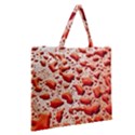 Water Drops Background Zipper Large Tote Bag View2