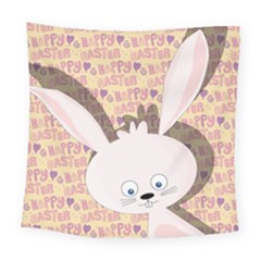 Easter Bunny  Square Tapestry (large)