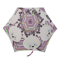 Easter Bunny  Mini Folding Umbrellas by Valentinaart