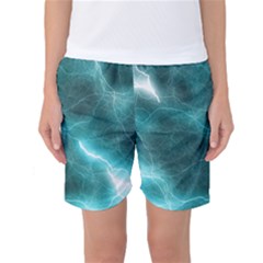 Light Web Colorful Web Of Crazy Lightening Women s Basketball Shorts