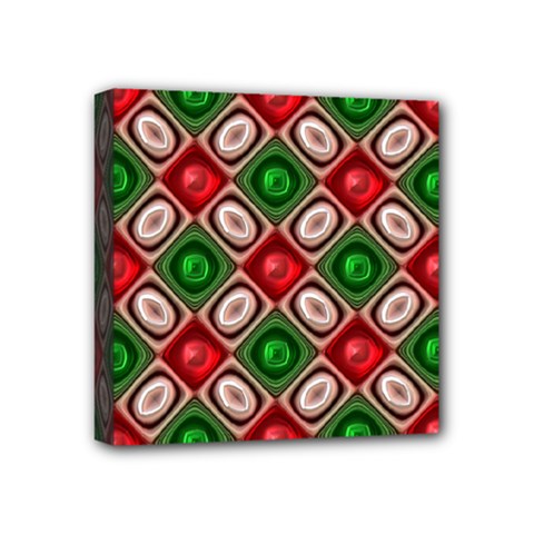 Gem Texture A Completely Seamless Tile Able Background Design Mini Canvas 4  X 4  by Nexatart