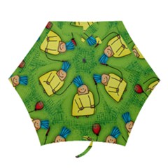 Party Kid A Completely Seamless Tile Able Design Mini Folding Umbrellas by Nexatart