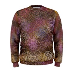 2000 Spirals Many Colorful Spirals Men s Sweatshirt