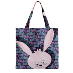 Easter Bunny  Zipper Grocery Tote Bag by Valentinaart