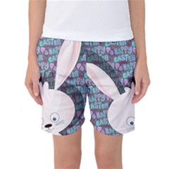 Easter Bunny  Women s Basketball Shorts by Valentinaart