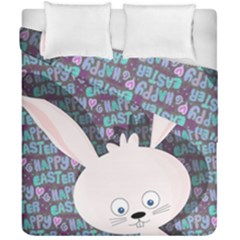 Easter Bunny  Duvet Cover Double Side (california King Size) by Valentinaart