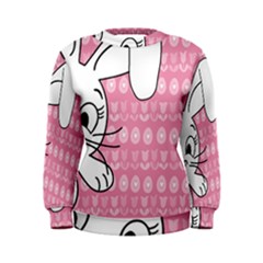 Easter Bunny  Women s Sweatshirt by Valentinaart