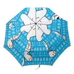 Easter Bunny  Folding Umbrellas by Valentinaart