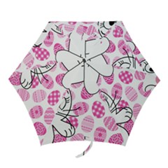 Easter Bunny  Mini Folding Umbrellas by Valentinaart