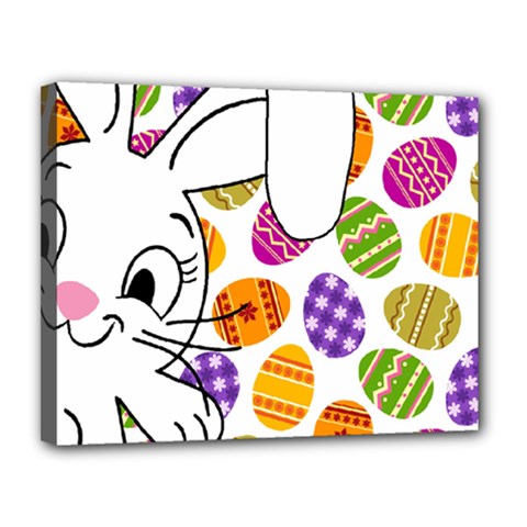 Easter Bunny  Canvas 14  X 11  by Valentinaart
