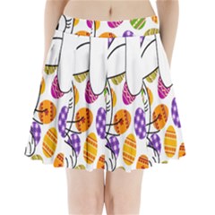 Easter Bunny  Pleated Mini Skirt by Valentinaart