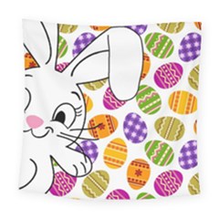Easter Bunny  Square Tapestry (large) by Valentinaart