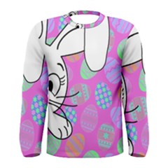 Easter Bunny  Men s Long Sleeve Tee by Valentinaart