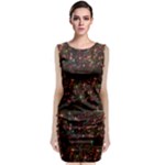 CU Xmas Tree Sleeveless Velvet Midi Dress